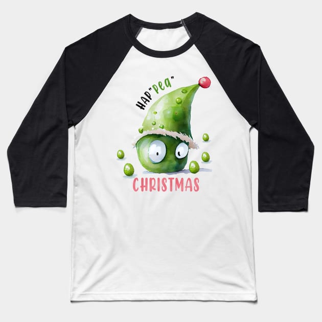 happea christmas Baseball T-Shirt by MZeeDesigns